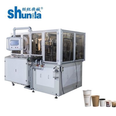 คุณภาพ เครื่องแก้วกระดาษ ด้วยอากาศร้อนและระบบทําความร้อน ultrasonic เพื่อทําการปิดดี โรงงาน