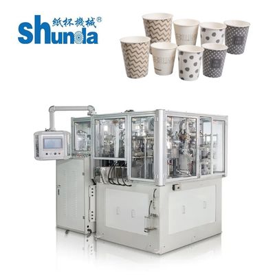 50HZ Automatic Paper Cup Machine , High Speed Paper Cup Forming Machine electric heating system