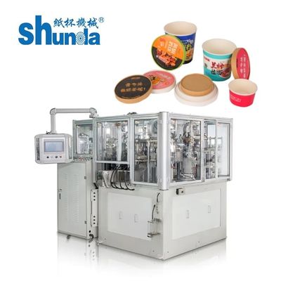 คุณภาพ PE / PLA ปกแต่งอัตโนมัติกระดาษถ้วยเครื่องปั้น 2-46oz ถ้วยสายการผลิต โรงงาน