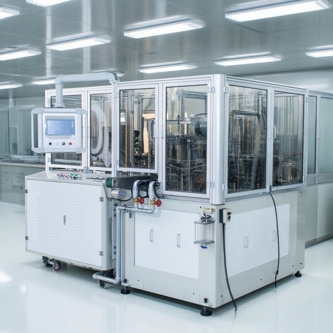 Coffee Paper Cup Production Machine Mitsubishi PLC With Auto Lubrication