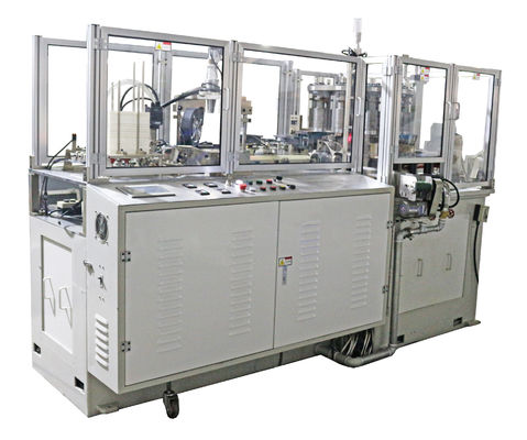 สีเขียว อัตโนมัติกระดาษ Tube Machine ความเร็วสูง 70 - 80 PCS / MIN