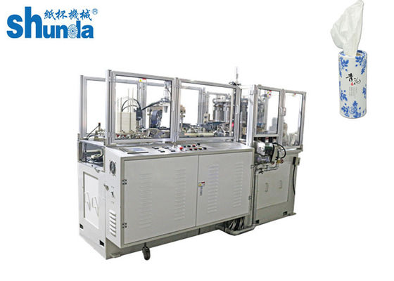 เครื่องขึ้นรูปบรรจุภัณฑ์หลอดกระดาษกลมความเร็วสูงสำหรับชาเนื้อเยื่อรถยนต์และบรรจุอาหาร